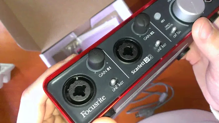 Audio-Technica AT2020 + Focusrite scarlett 2i2 обзор, тест, обзор, unboxing