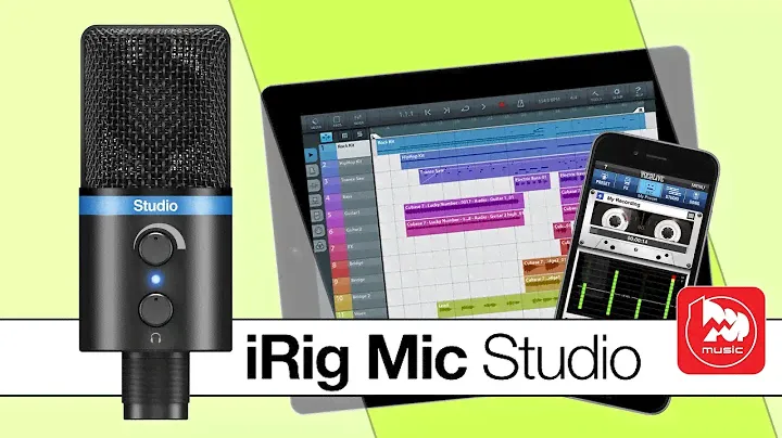 IK Multimedia iRig Mic Studio цифровой микрофон для PC, MAC, мобильных IOS и ANDROID устройств