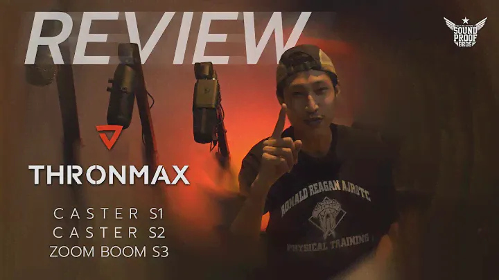 REVIEW Mic Arm Thronmax caster S1-S2 / ZOOM BOOM S3 by Soundproofbros.