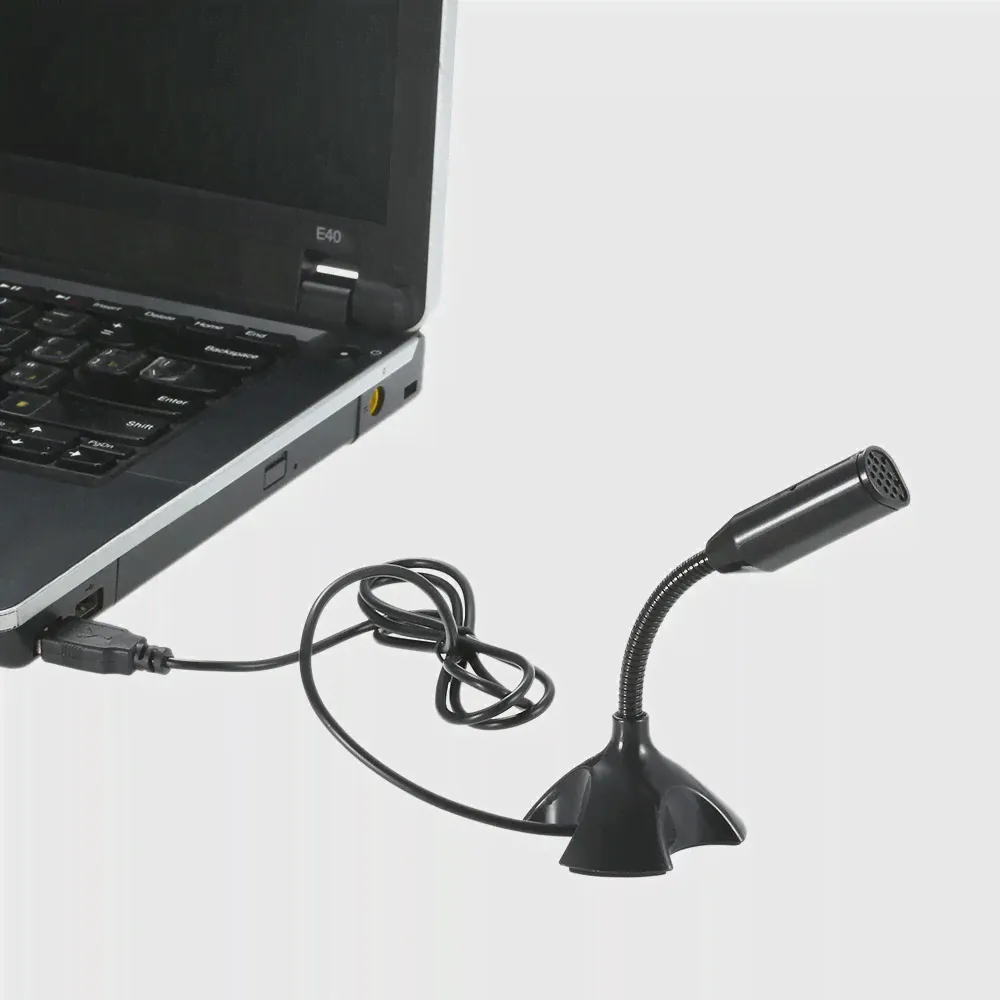 USB настольный микрофон 360 ° Регулируемый микрофон