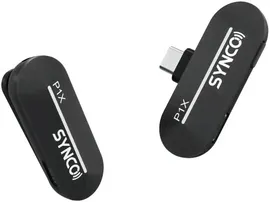 SYNCO P1XT Беспроводной петличный микрофон USB-C, радиус действия до 150 м, быстрая зарядка, время работы 6 часов, профессиональный петличный микрофон
