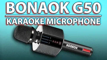 Premium Karaoke Microphone On The Go | BONAOK G50 Karaoke Microphone Review