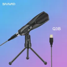 Конденсаторный микрофон Yanmai Q3B, USB всенаправленный микрофон со штативом, проводная броня, для прослушивания музыки, профессиональная студия для записи в прямом эфире, для ПК и игр (art.: 3920c068