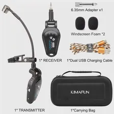 KIMAFUN KM-U308A саксофон UHF, беспроводной микрофон, опционально, четыре канала UHF, микрофон для выступления на сцене, музыкального шоу (art.: 3920bd5c6c33d)