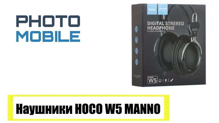 Мониторные наушники HOCO W5 MANNO с микрофоном за три копейки. Распаковка и обзор