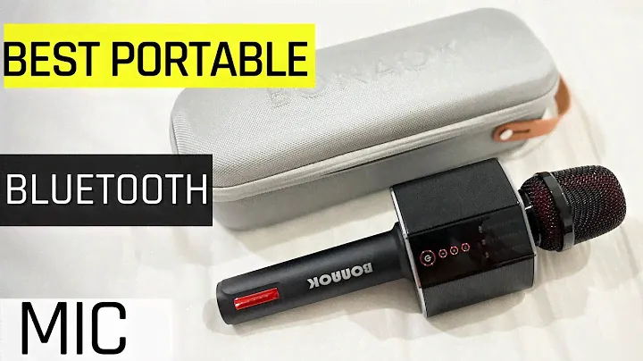 BONAOK G50 Bluetooth Microphone UNBOX & REVIEW - Karaoke Mic With Speaker