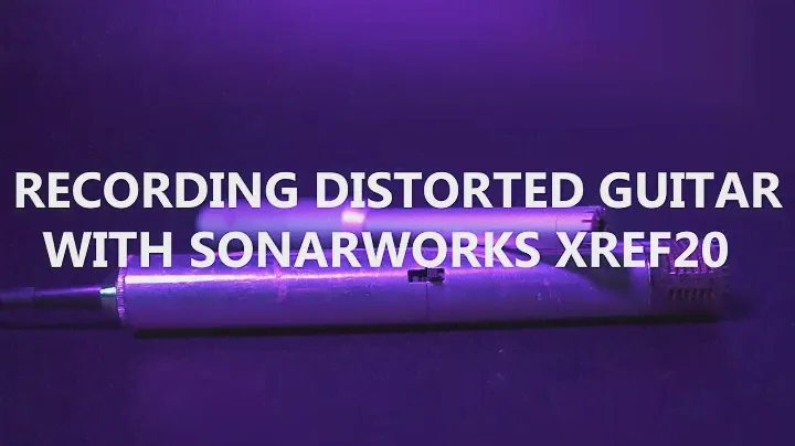 Recording Distorted Guitar With Sonarworks XREF20 Mic