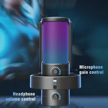 Конденсаторный микрофон Fifine A8 Plus, профессиональный конденсаторный микрофон для записи, RGB игровой микрофон (art.: 3920bf28b8817)