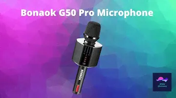 BonaOK G50 Pro Wireless Selfie Karaoke Microphone