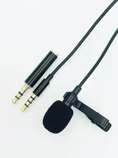 Петличный микрофон для смартфона и камеры