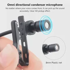 🛍 Миниатюрный петличный микрофон с USB-разъемом, микрофон для ПКтелефонакамеры, портативный внешний микрофон с петельками для телефона, ноутбука, компьютера